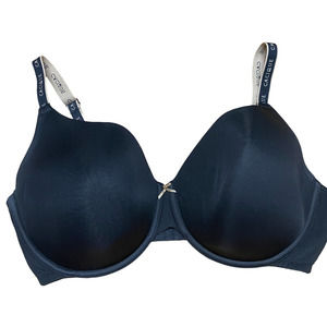 CACIQUE Bra 42F Black Tan Lightly Lined T Shirt Lane Bryant